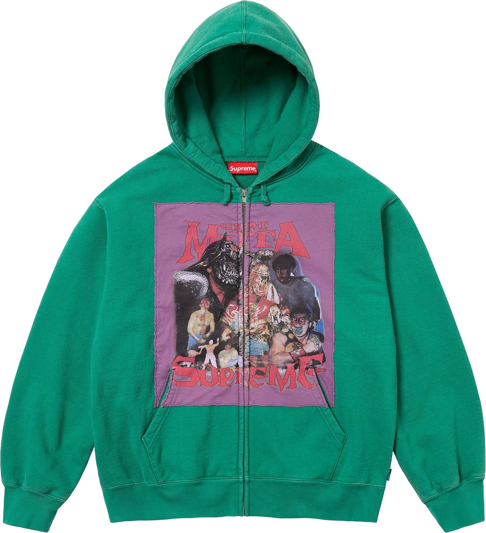 Muta Zip Up Hooded Sweatshirt view 3